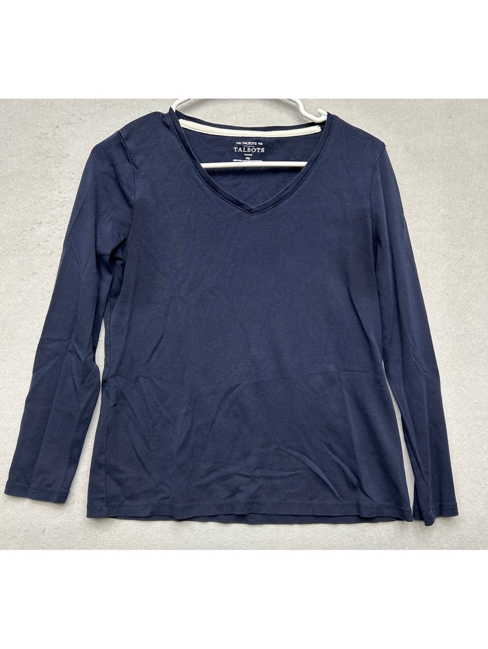 The Talbot Tee Petite Navy Blue Womens Size Mp